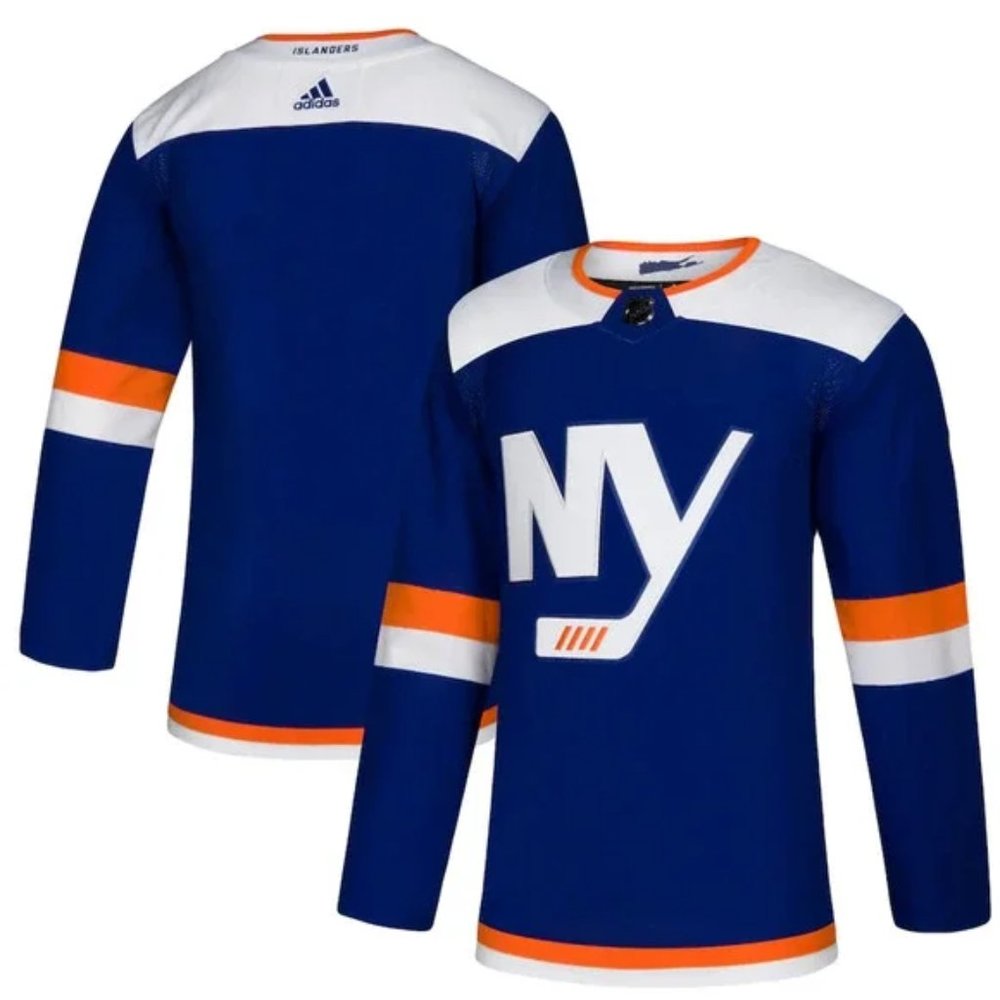 New York Islanders Adidas authentic blue alternate jersey size 60 blank